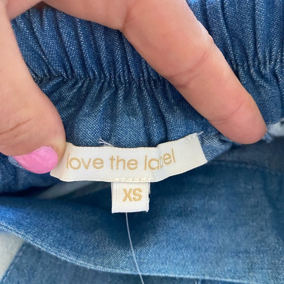NWT! 🌼 “Love The Label” by Anthropologie Denim Patch Skirt! - Picture 5 of 7